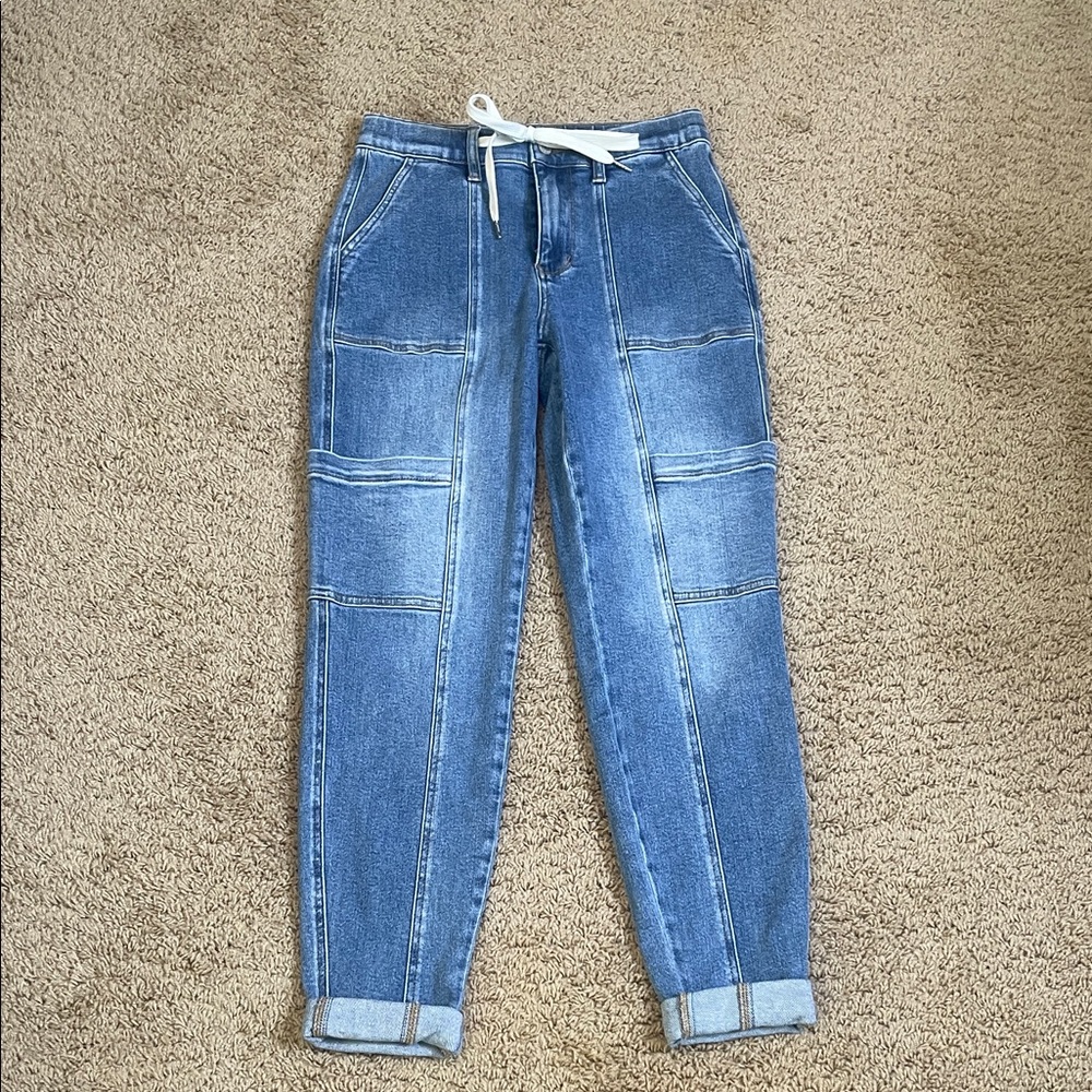 Judy Blue Light Blue jogger cargo jeans